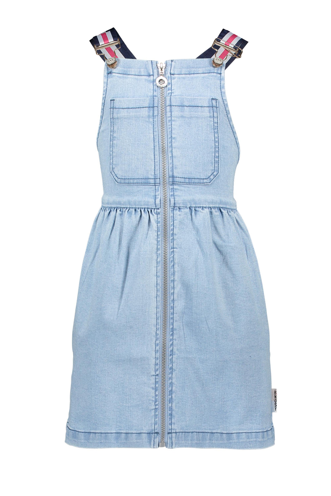 Girls Denim Dress with Zipper